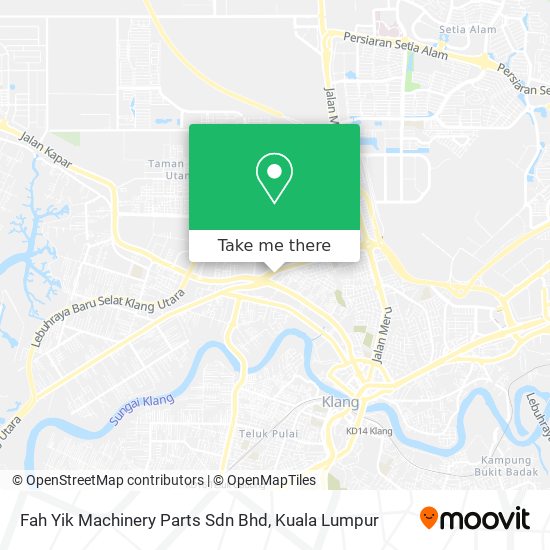 Peta Fah Yik Machinery Parts Sdn Bhd
