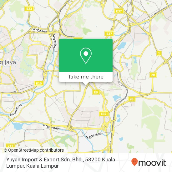 Yuyan Import & Export Sdn. Bhd., 58200 Kuala Lumpur map