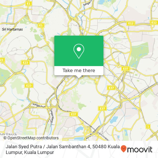 Jalan Syed Putra / Jalan Sambanthan 4, 50480 Kuala Lumpur map