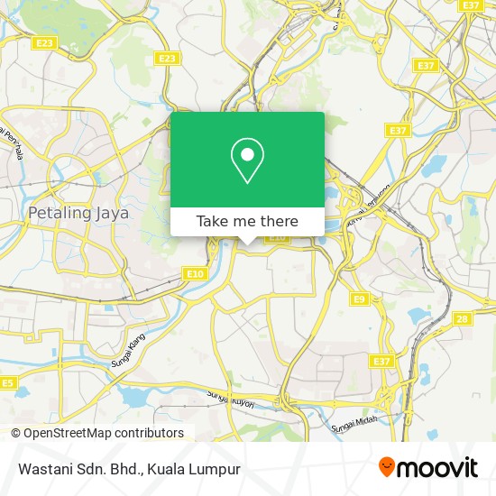 Wastani Sdn. Bhd. map