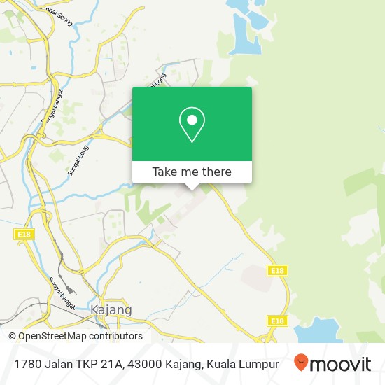 1780 Jalan TKP 21A, 43000 Kajang map