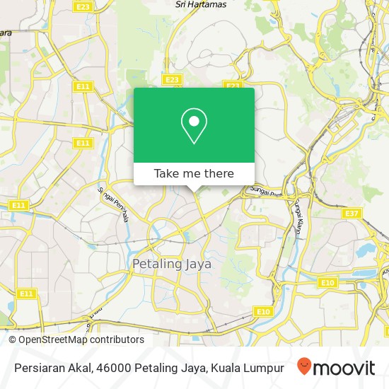 Peta Persiaran Akal, 46000 Petaling Jaya