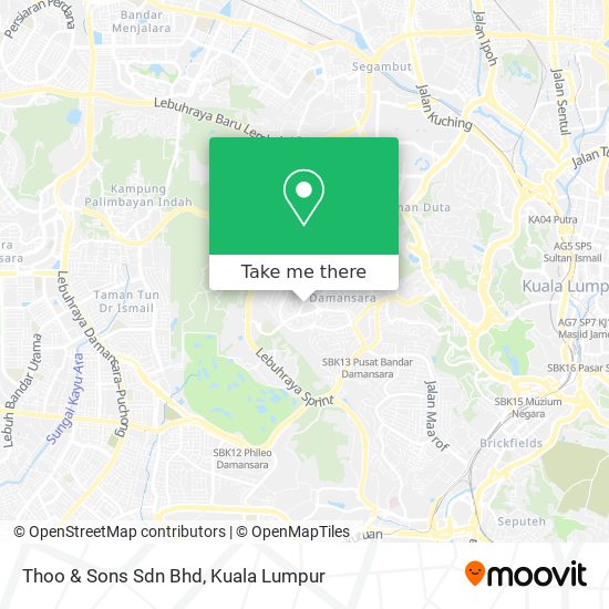 Thoo & Sons Sdn Bhd map