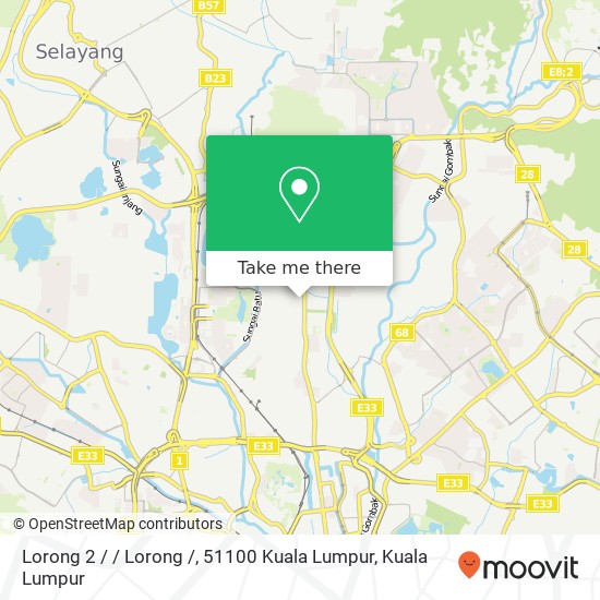 Lorong 2 / / Lorong /, 51100 Kuala Lumpur map