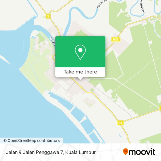 Peta Jalan 9 Jalan Penggawa 7