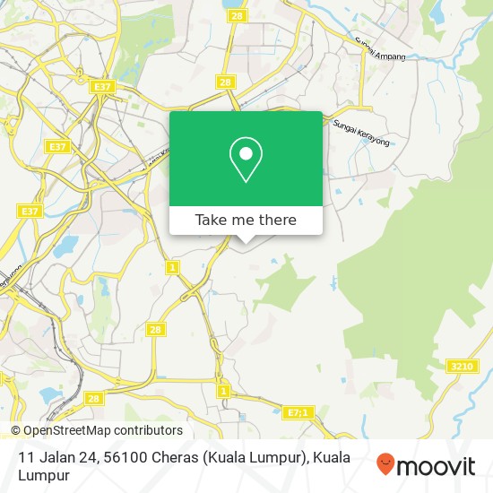 11 Jalan 24, 56100 Cheras (Kuala Lumpur) map