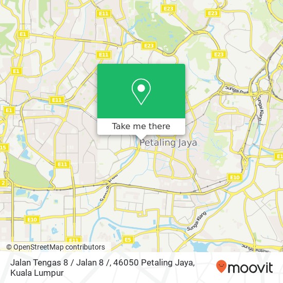 Jalan Tengas 8 / Jalan 8 /, 46050 Petaling Jaya map