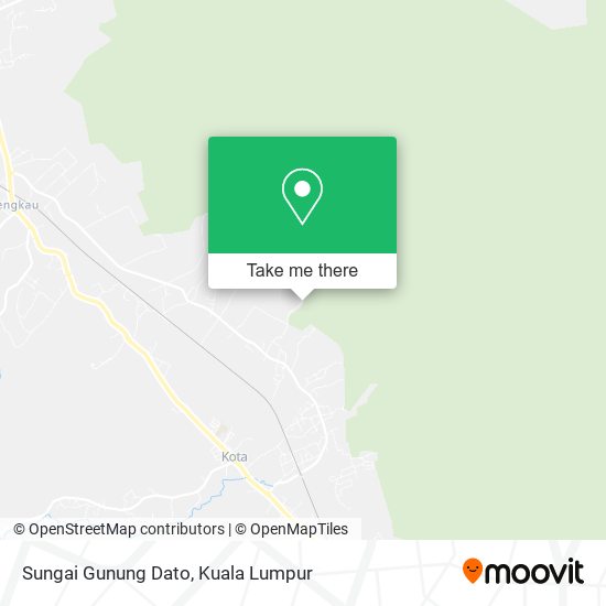 Peta Sungai Gunung Dato