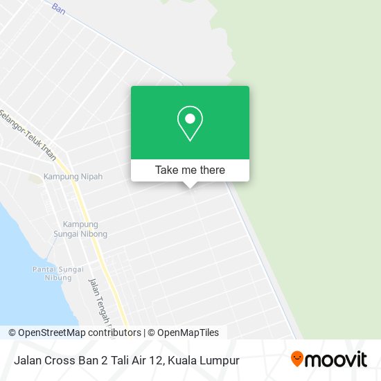 Peta Jalan Cross Ban 2 Tali Air 12, 45400 Sekinchan