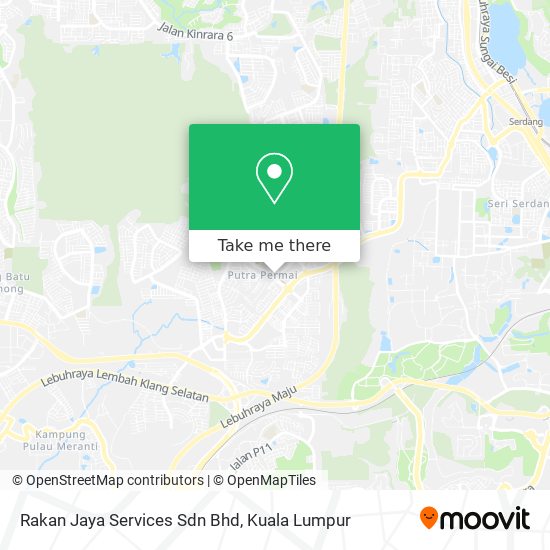 Peta Rakan Jaya Services Sdn Bhd