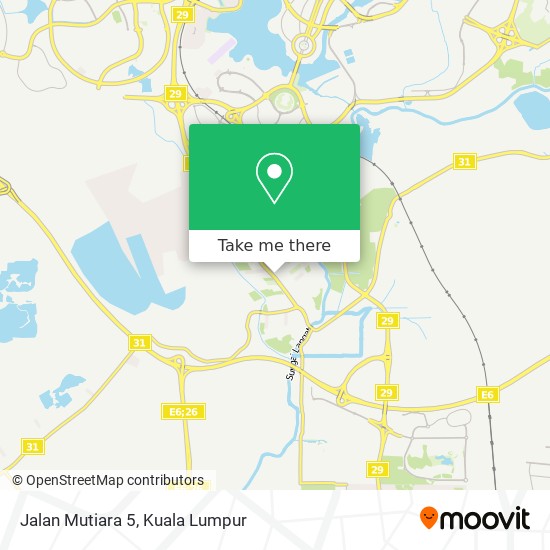Jalan Mutiara 5 map