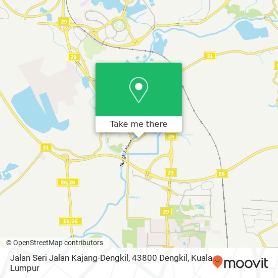 Peta Jalan Seri Jalan Kajang-Dengkil, 43800 Dengkil