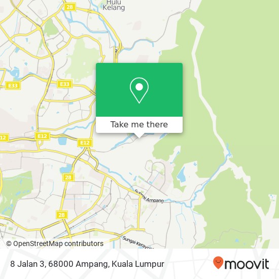 8 Jalan 3, 68000 Ampang map