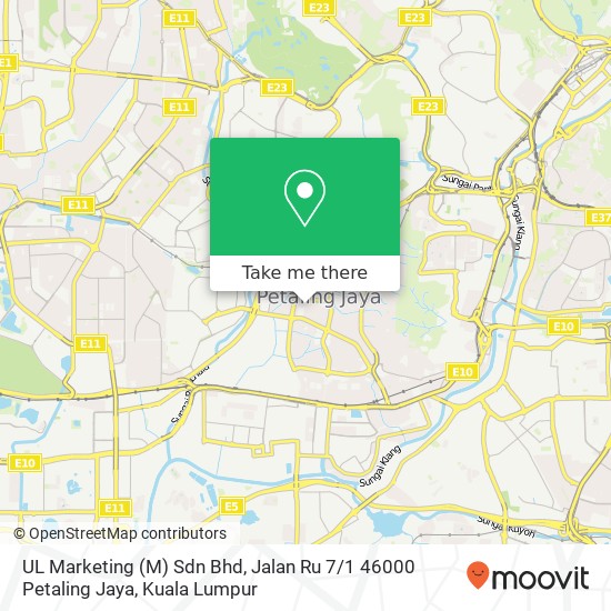 UL Marketing (M) Sdn Bhd, Jalan Ru 7 / 1 46000 Petaling Jaya map