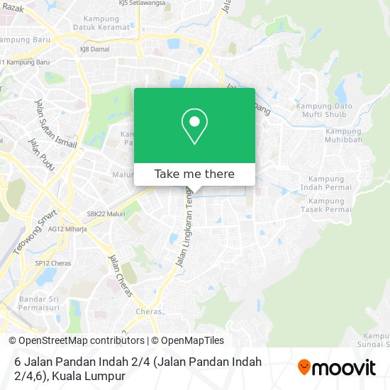 6 Jalan Pandan Indah 2 / 4 (Jalan Pandan Indah 2 / 4,6) map