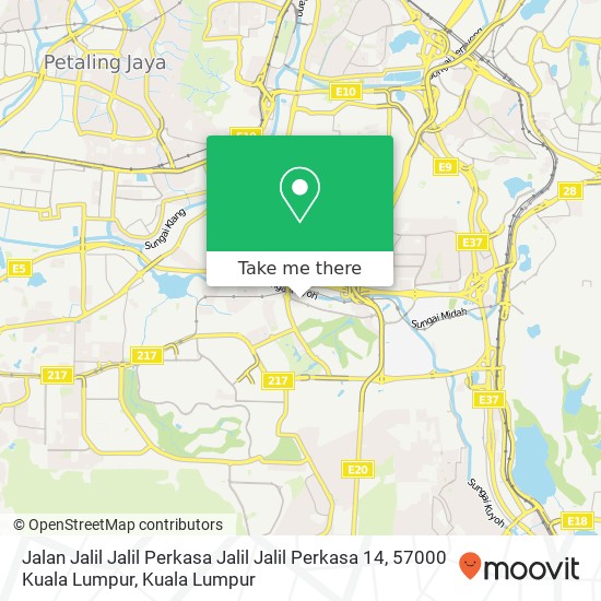 Peta Jalan Jalil Jalil Perkasa Jalil Jalil Perkasa 14, 57000 Kuala Lumpur
