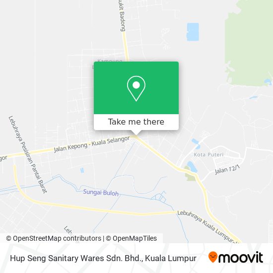 Hup Seng Sanitary Wares Sdn. Bhd. map