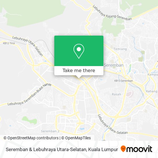 Seremban & Lebuhraya Utara-Selatan map