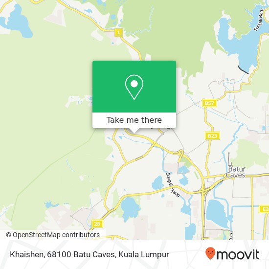 Khaishen, 68100 Batu Caves map