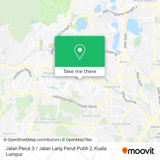 Jalan Perut 3 / Jalan Lang Perut Putih 2 map