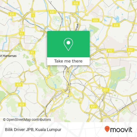 Bilik Driver JPB map