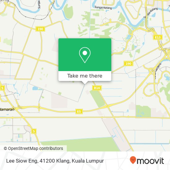 Peta Lee Siow Eng, 41200 Klang