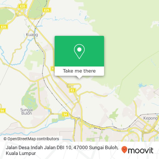 Jalan Desa Indah Jalan DBI 10, 47000 Sungai Buloh map