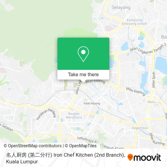 名人厨房 (第二分行) Iron Chef Kitchen (2nd Branch) map