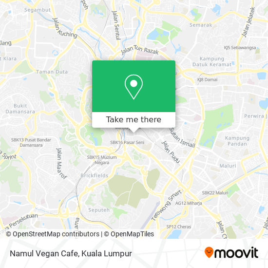 Namul Vegan Cafe map