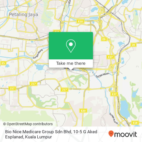 Bio Nice Medicare Group Sdn Bhd, 10-5 G Aked Esplanad map