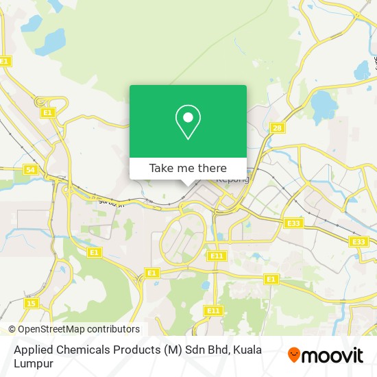 Applied Chemicals Products (M) Sdn Bhd map