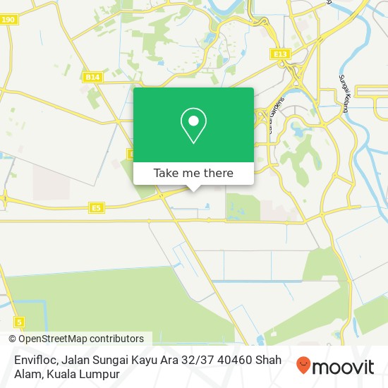 Envifloc, Jalan Sungai Kayu Ara 32 / 37 40460 Shah Alam map