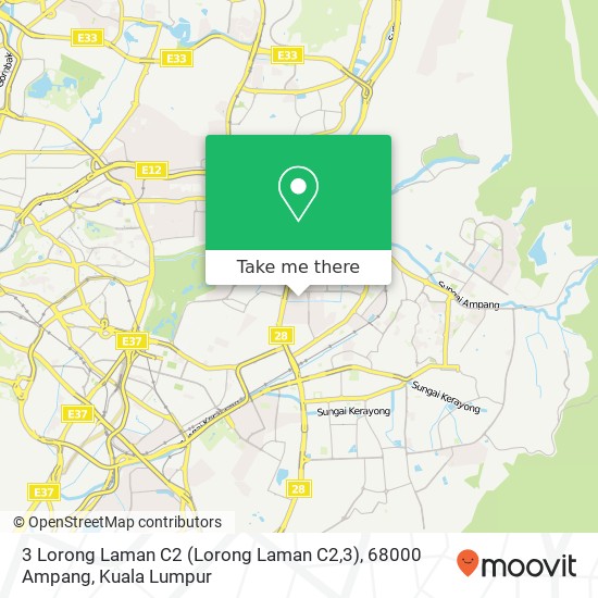 3 Lorong Laman C2 (Lorong Laman C2,3), 68000 Ampang map