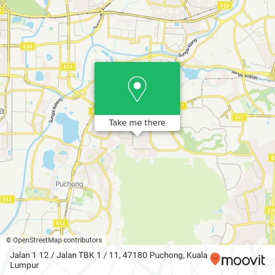 Jalan 1 12 / Jalan TBK 1 / 11, 47180 Puchong map