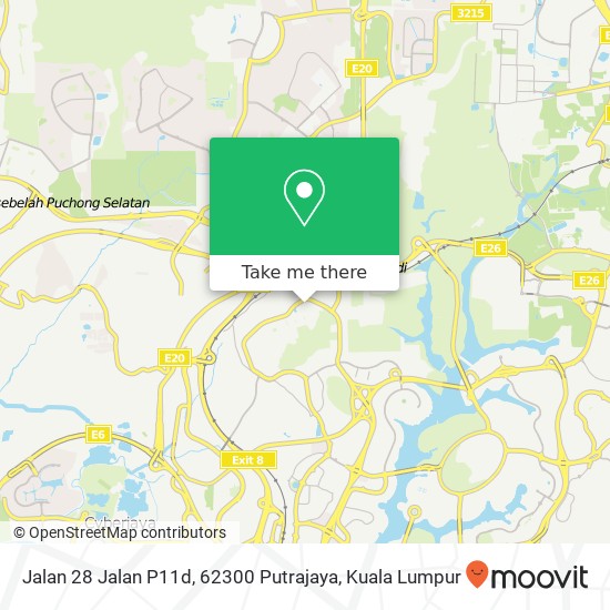 Jalan 28 Jalan P11d, 62300 Putrajaya map