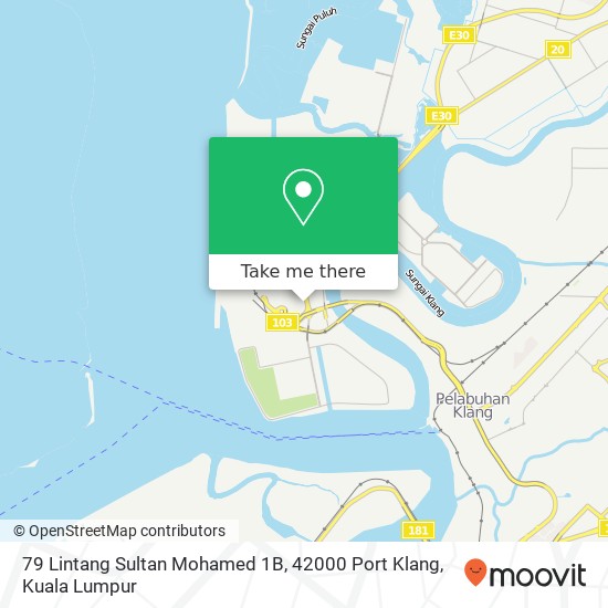 Peta 79 Lintang Sultan Mohamed 1B, 42000 Port Klang