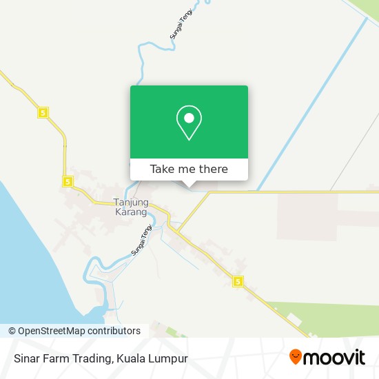 Peta Sinar Farm Trading