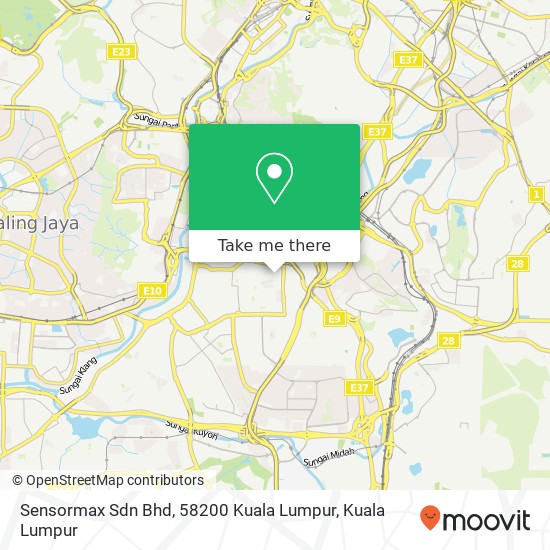 Peta Sensormax Sdn Bhd, 58200 Kuala Lumpur