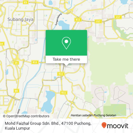 Mohd Faizhal Group Sdn. Bhd., 47100 Puchong map