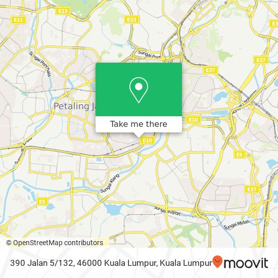 Peta 390 Jalan 5 / 132, 46000 Kuala Lumpur