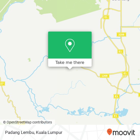 Padang Lembu map