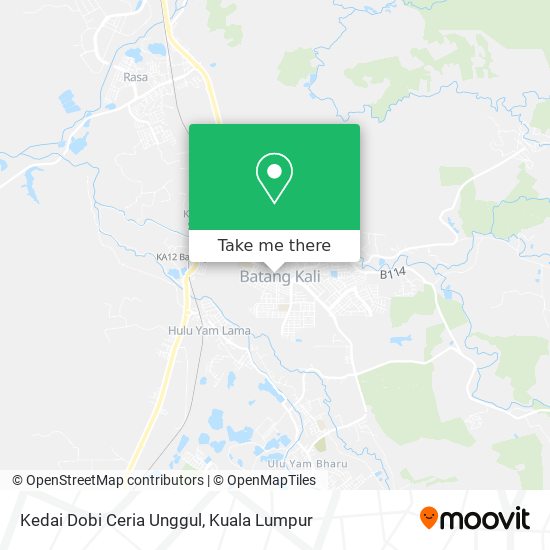 Peta Kedai Dobi Ceria Unggul