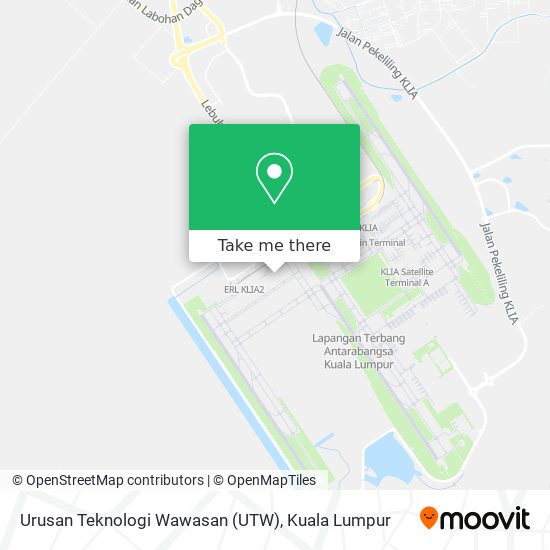 Urusan Teknologi Wawasan (UTW) map