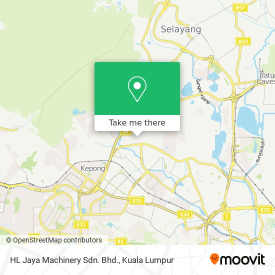 Peta HL Jaya Machinery Sdn. Bhd.