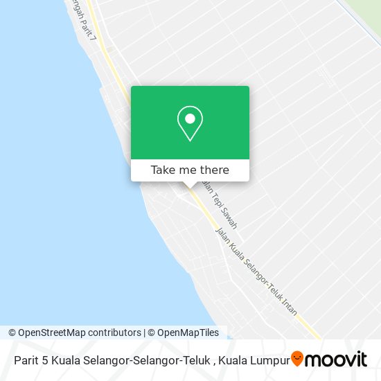 Parit 5 Kuala Selangor-Selangor-Teluk map