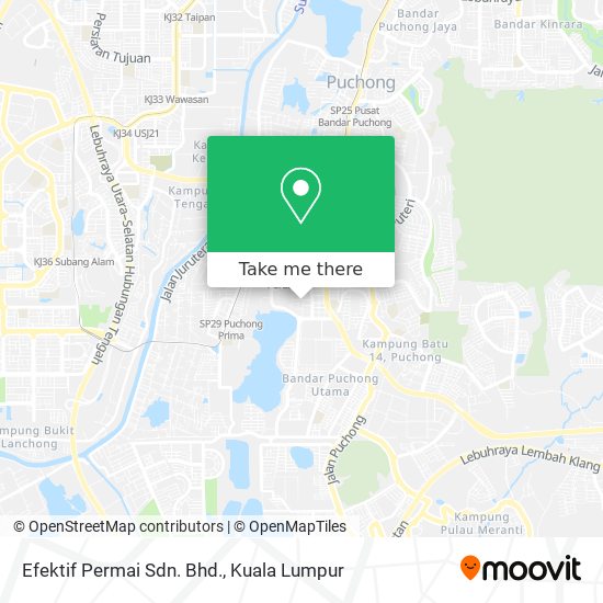 Efektif Permai Sdn. Bhd. map