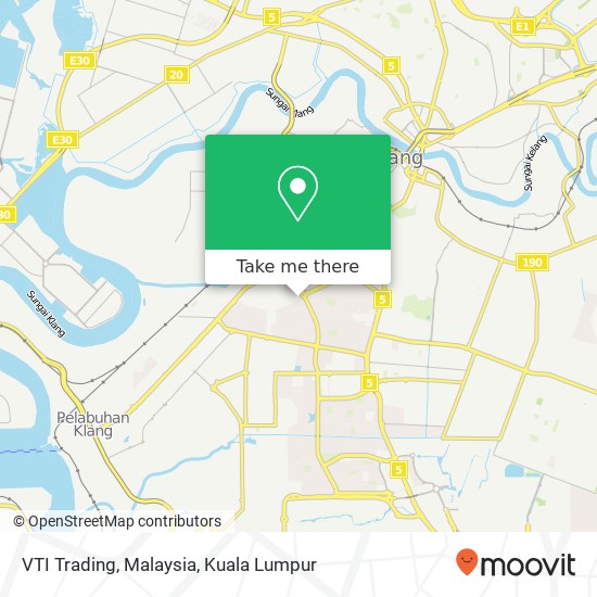 VTI Trading, Malaysia map