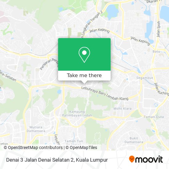 Peta Denai 3 Jalan Denai Selatan 2