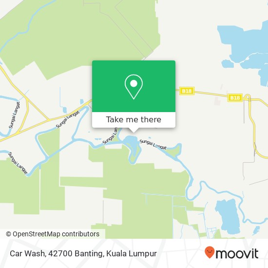 Car Wash, 42700 Banting map