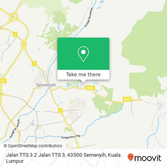 Peta Jalan TTS 3 2 Jalan TTS 3, 43500 Semenyih